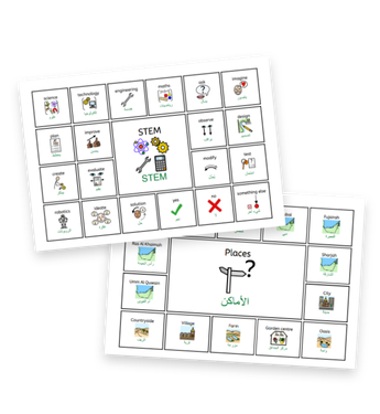 Dual Language Getting Started with Symbols Pack – Word Mats